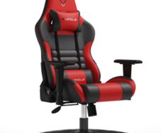 BRAND NEW Gaming Chair 360 Swivel Ergonomic Racing-Style Black Red Combination