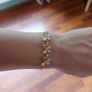 Butterfly Crystal Adjustable Gold Tone Bracelet Image 4