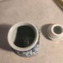 Vintage Embossed Flower Ceramic Jar  Tank Porcelain Crafts Home Decor Image 6