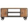TV Cabinet 110x30x49 cm Solid Reclaimed Wood Image 3