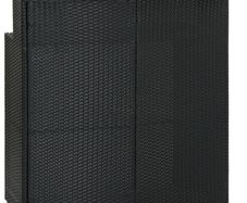 Garden Bar Table Black 120x55x110 cm Poly Rattan