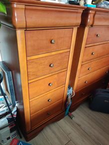 Stunning set of Gola Mahogany Wood furnitures