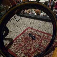 Road bike wheelset