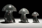 Mushroons (3) - Polished Rough Ruby Corundum