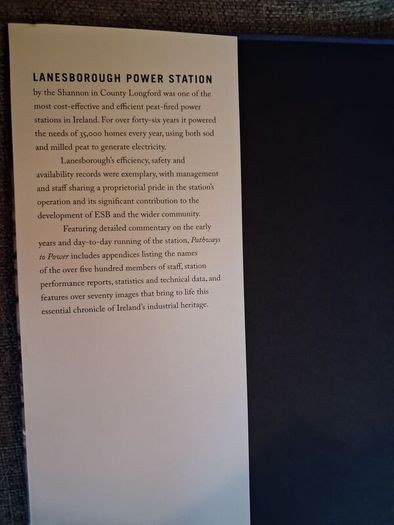 Pathways To Power / A History of Lanesborough Power Station / Liliput 1st.ed., 2018