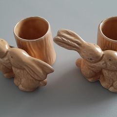 Sylvac - Kissing Rabbits - Pair