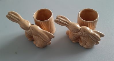 Sylvac - Kissing Rabbits - Pair