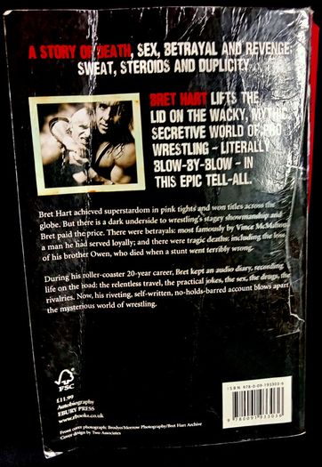 Hitman by Bret Hart - Large Paperback