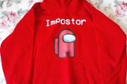 Among Us Impostor hoodie (12-13 yrs)