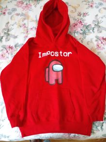 Among Us Impostor hoodie (12-13 yrs)