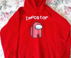 Among Us Impostor hoodie (12-13 yrs)