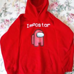 Among Us Impostor hoodie (12-13 yrs)