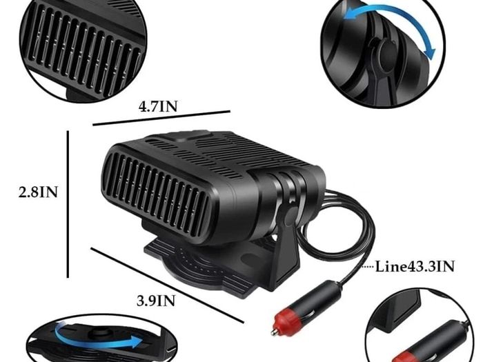 New. Multipurpose 12 car,van,4x4,truck heater fan (Free Delivery)