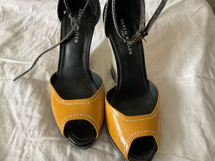 Karen Millen Wedge Leather Upper Heels for Women