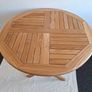 Charles Bentley 2-4 Seater Round Teak Table Image 3
