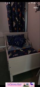 IKEA kids bed (extendable and mattress)