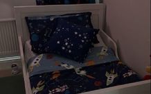 IKEA kids bed (extendable and mattress)