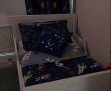 IKEA kids bed (extendable and mattress)