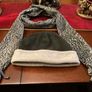 Dents Cosy Scarf  And Hat Set In Dark Snd Light Grey Image 9