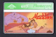 1991 Great Britain 20 unit British Telecom Aladdin &amp; Carpet (Landis &amp; Gyr) Phonecard used
