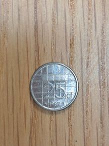 Netherlands/ Holland 25 cent coin