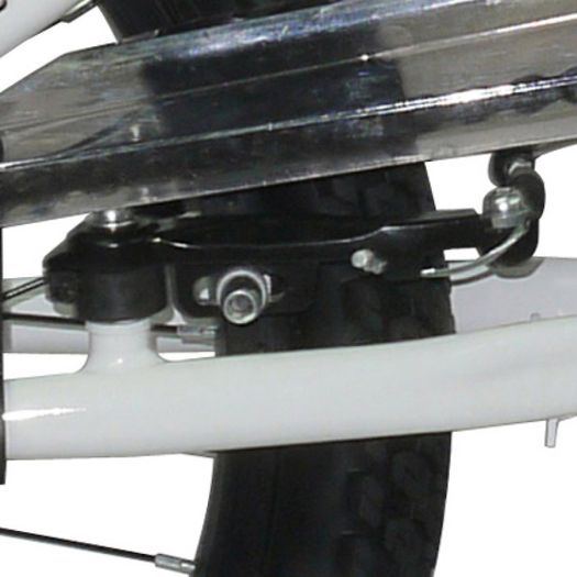 10" Rooster NO MERCY, 18" Wheel, White/Blue