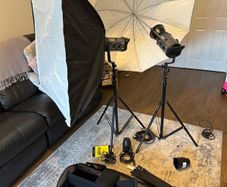 Bowens 750W studio strobes