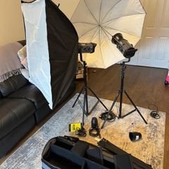 Bowens 750W studio strobes
