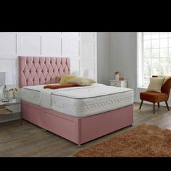 New Stylish single ,Double 4ft, 4ft6, King 5ft And 6ft Superking Sizes Divan Beds Instock. Drawers And Optional Tufted Mattresses Available. Free Delivery