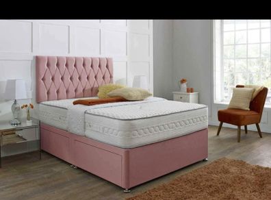 New Stylish single ,Double 4ft, 4ft6, King 5ft And 6ft Superking Sizes Divan Beds Instock. Drawers And Optional Tufted Mattresses Available. Free Delivery