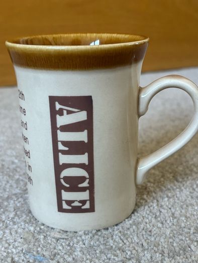 Vintage Alice Name Mug