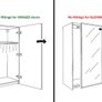 IKEA NORRFLY (now OVERSIDAN) LED wardrobe lighting strip with sensor, 96 cm for PAX wardrobes Image 8