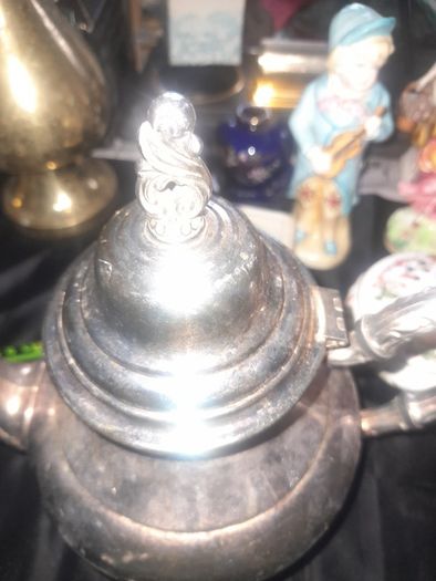 Beautiful Old Silver Plated Teapot, postage available or collection is always welcome