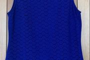Size 12. Deep Blue/Purple Top