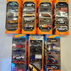 Matchbox & Hotwheels 5 Pack Toy Cars Nissan Mercedes VW Porsche Police
