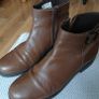 Real Leather Ladies Boots Size 7uk 30 euro Image 2