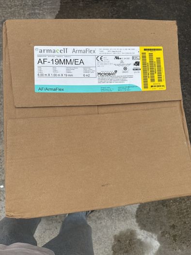 Armacell insulation full roll 19mm
