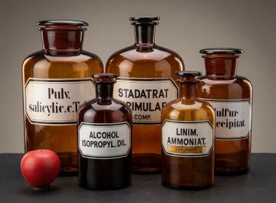 Antique Pharmacy Bottles