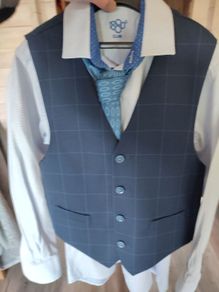 boys navy communion suit and shoes