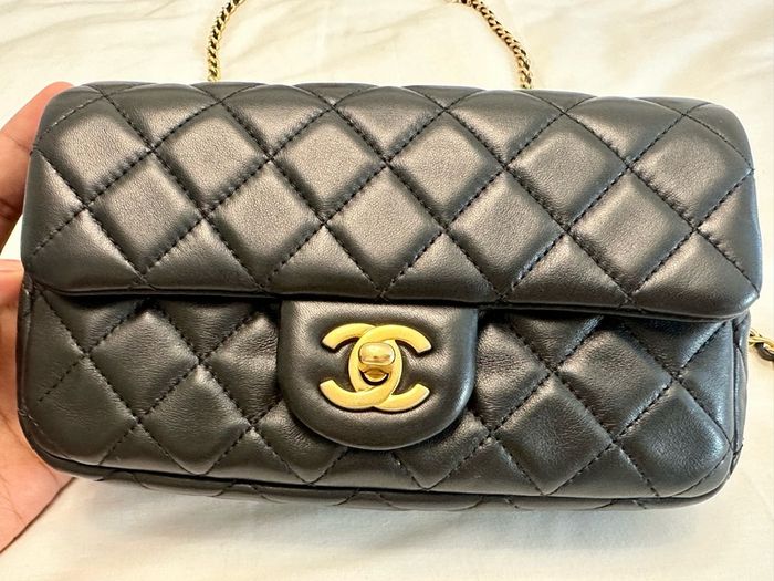 Chanel Mini Rectangular CC Pearl Crush