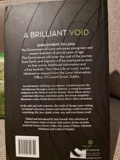 A Brilliant Void: a selection of Irish science fiction