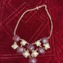 necklace gold tone statement piece Image 2