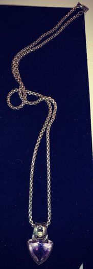 Silver Amethyst pendant
