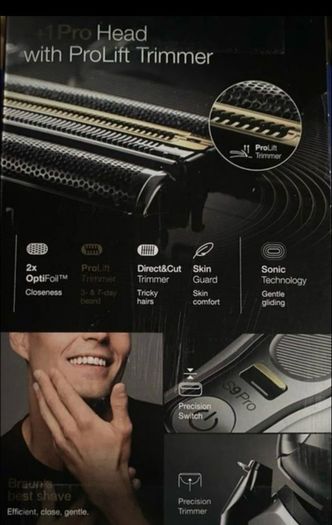 Braun Series 9 Pro Electric Shaver 4+1 head wet & dry razor