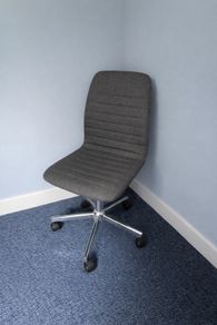 Desk Chair Grey - Swivel