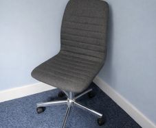 Desk Chair Grey - Swivel