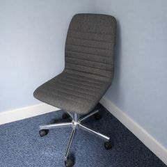 Desk Chair Grey - Swivel