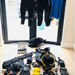 scuba diving gear