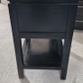 Black Side Table / Bedside Locker Image 3