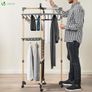 3-Tier Folding Tower Clothes Airer Image 3